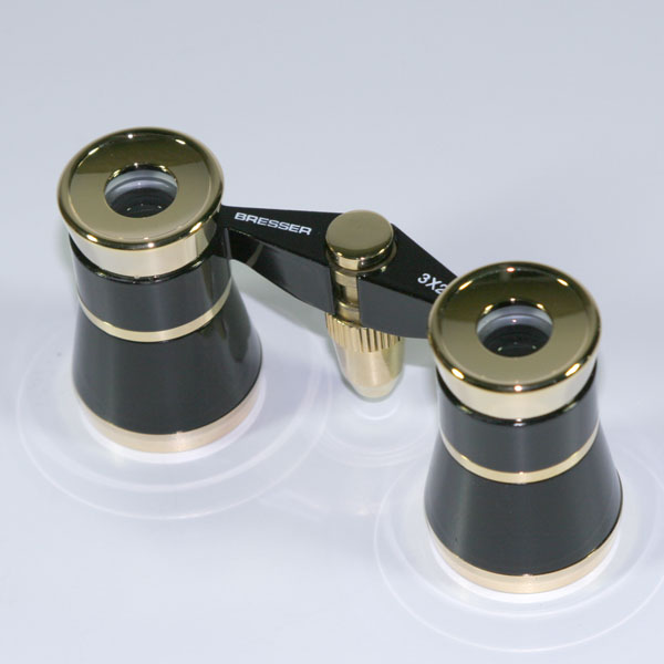 Bresser  Scala  Black & Gold  3x25 Opera glasses (with LED light)